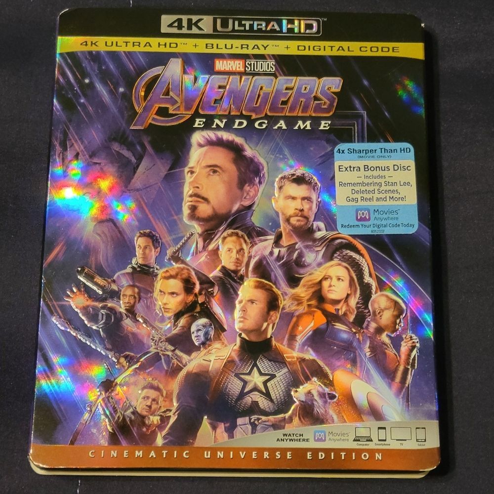AVENGERS ENDGAME 4K ULTRA HD & BLU-RAY